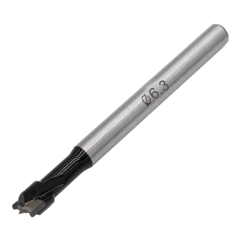 Forstner Drill Bits 6.3mm (1/4 inch) Tungsten Carbide Upgraded Version Higher Hardness Wood Hole Saw Auger Opener Woodworking Drilling Tool Wood Cutter (6.3mm (1/4 inch))
